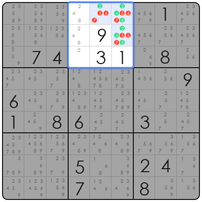 sudoku x-wing